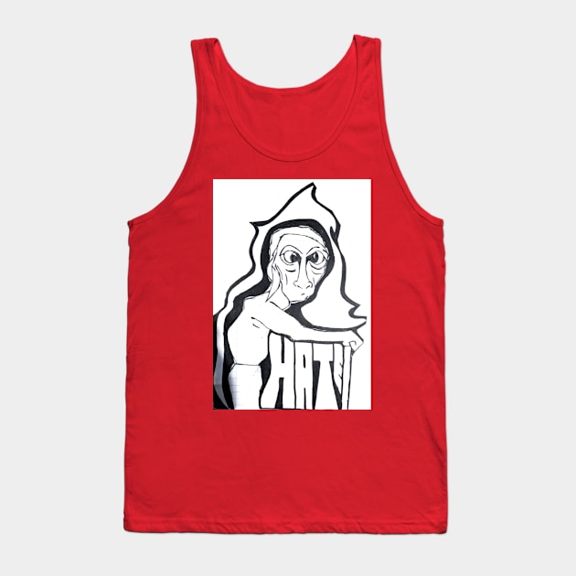 Hate Tank Top by The V 3 Store